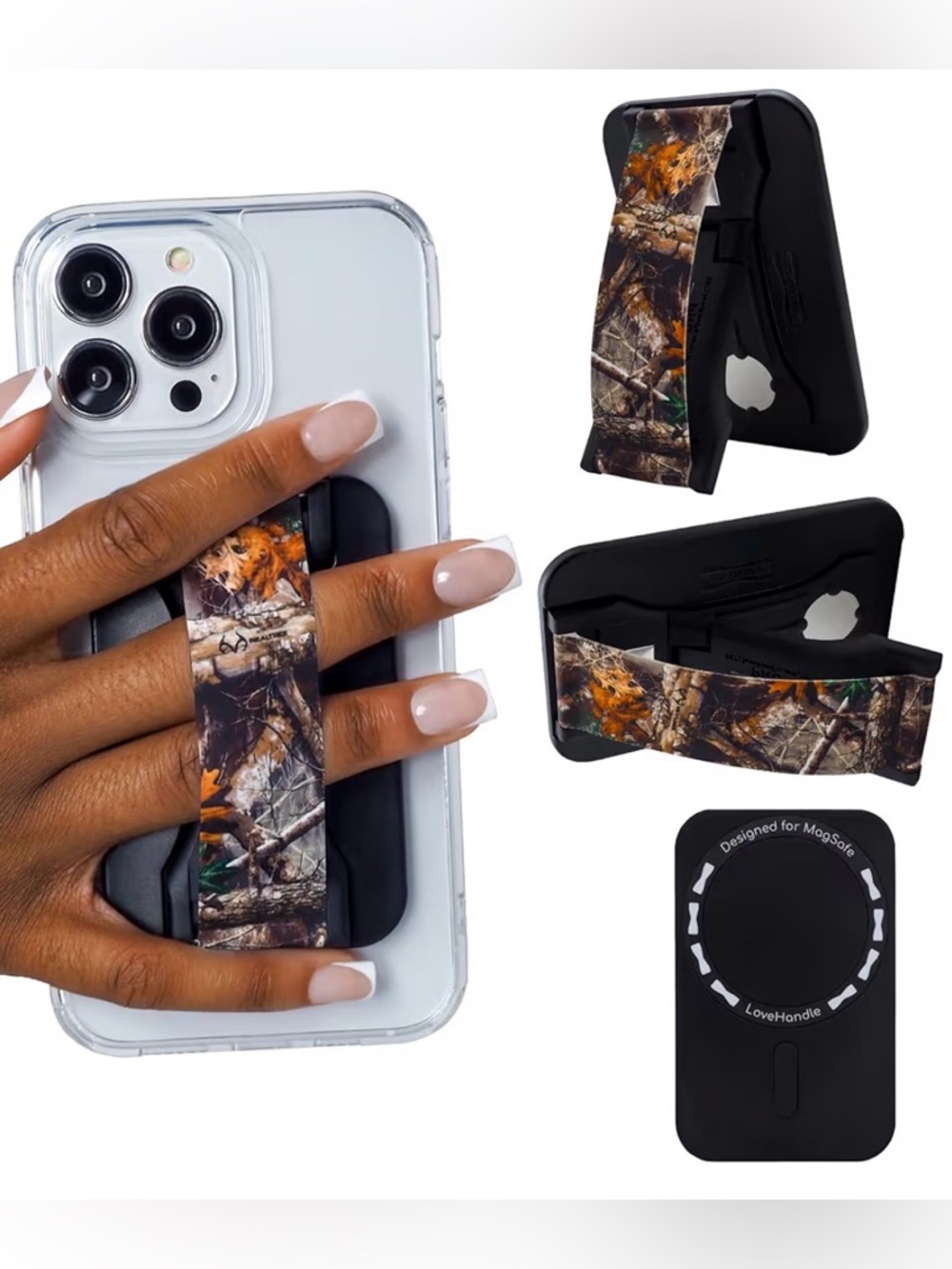 NEW Camo LOVEHANDLE Phone Grip Strap with MAGSAFE - REALTREE